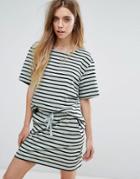 Ganni Old Spice Jersey Striped Top - Blue