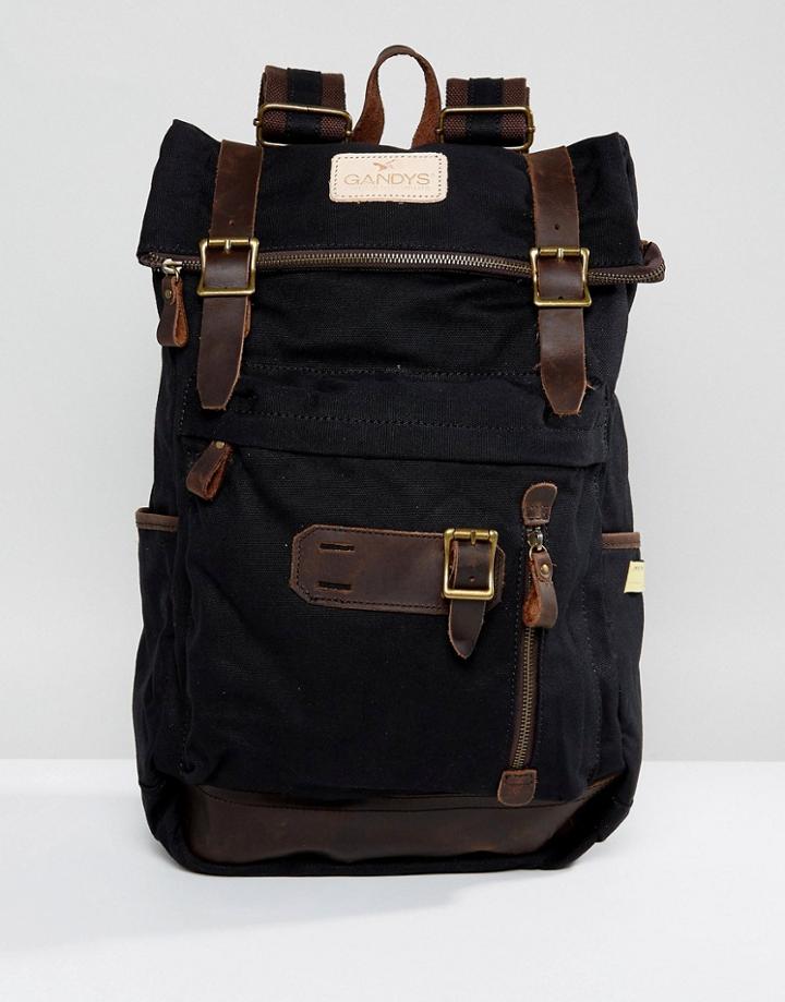 Gandys Canvas Backpack - Black