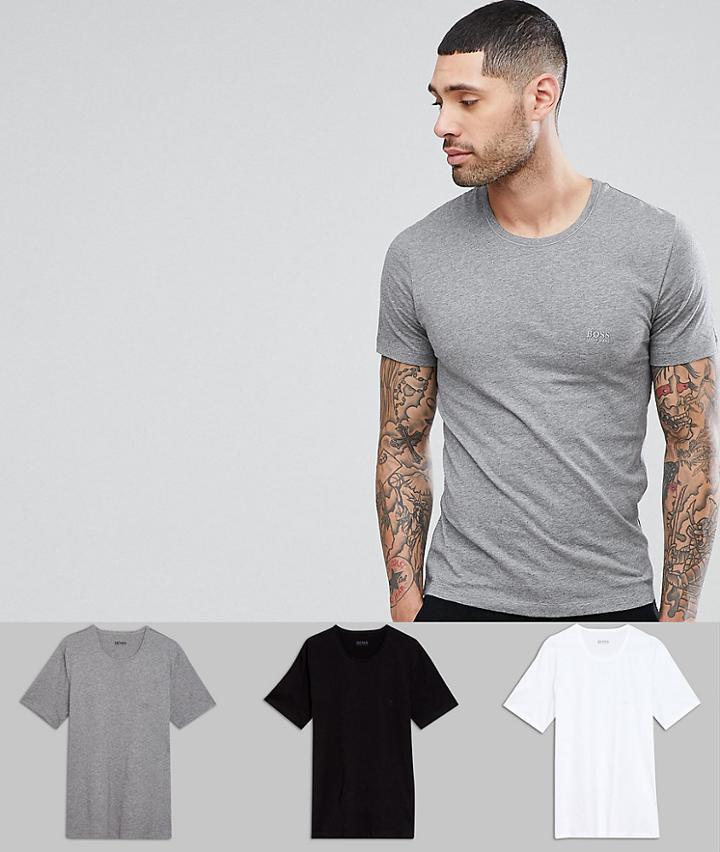 Boss Bodywear Crew Neck T-shirt 3pk - Multi