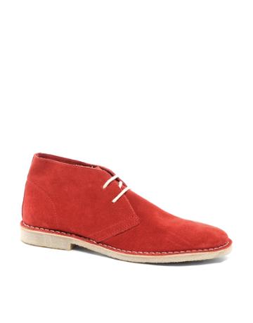 Asos Desert Boots In Suede