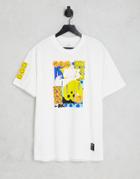 Nike A.i.r. X David Bruce Oversized Heavyweight Printed T-shirt In White