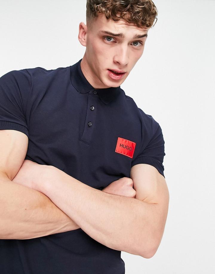 Hugo Dereso212 Polo Shirt In Navy