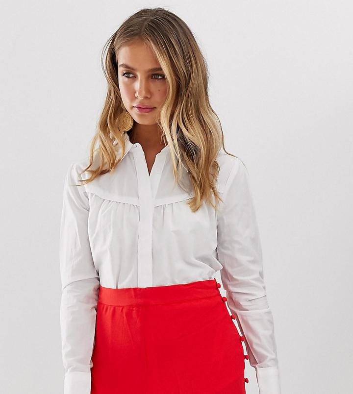 Urban Bliss Western Detail Shirt In White