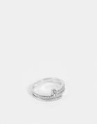 Aldo Olerra Ring In Silver Embellished Screw Shape Design