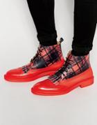 Vivienne Westwood Brogue Boots - Red