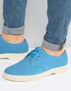 Dr Martens Coronado 3 Eye Suede Shoes - Blue