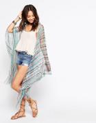 New Look Zig Zag Cover Up - Multi