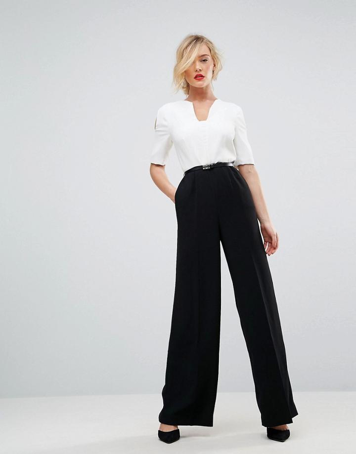 Ted Baker Straight Leg Jumpsuit - Black