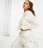 The North Face Oversized Essential Sweatpants In Tie Dye Exclusive To Asos-multi