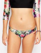 Wildfox Fairy Wall Brazilian Bikini Bottoms - Multi