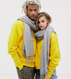 Collusion Unisex Blanket Scarf - Gray