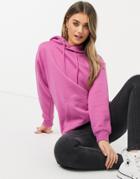 Urban Bliss Oversized Boyfriend Hoodie In Violet-purple