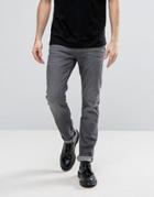 Allsaints Jeans In Slim Straight Fit Gray - Gray