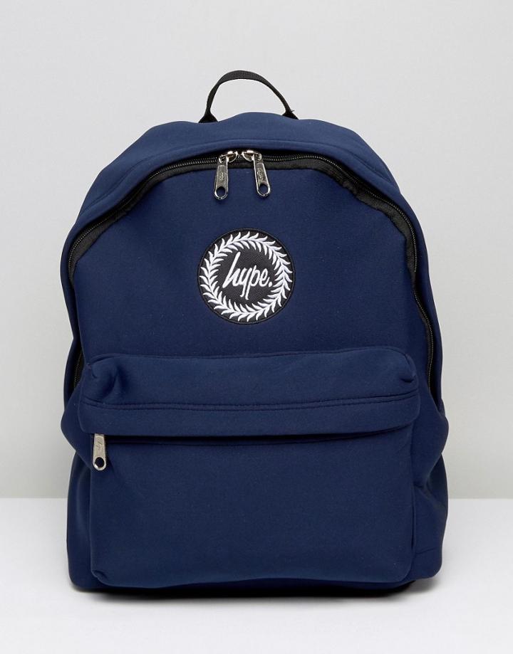 Hype Navy Neoprene Backpack - Navy