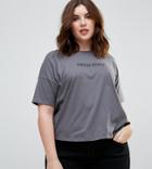 Asos Curve T-shirt With Delicious Print - Black