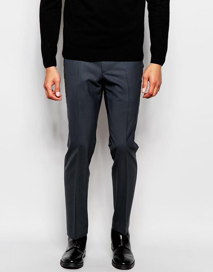 Noak Pants In Slim Fit - Gray