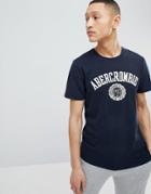 Abercrombie & Fitch Legacy Applique Badge Logo T-shirt In Navy - Navy