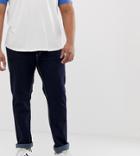 Duke King Size Tapered Fit Jean In Indigo With Stretch - Navy