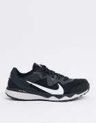 Nike Running Juniper Trail Sneakers In Black