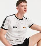 Ellesse Fede Tie Dye T-shirt In Gray Exclusive To Asos-grey