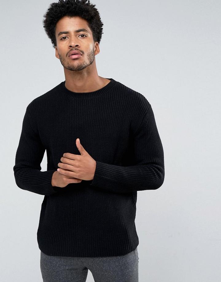 Mango Man Sweater In Black - Black