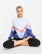 Free People Movement Relaxed Metti Sweatshirt In Ombre-blue