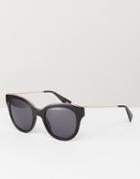 Marc Jacobs Cat Eye Sunglasses In Black - Black