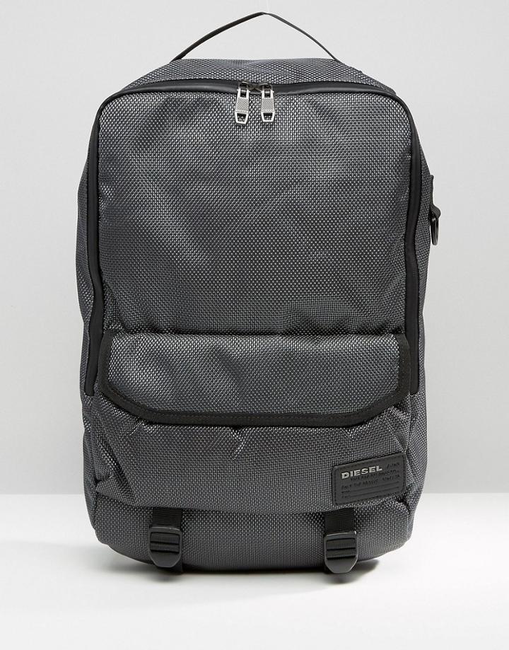Diesel Backpack In Gray - Gray