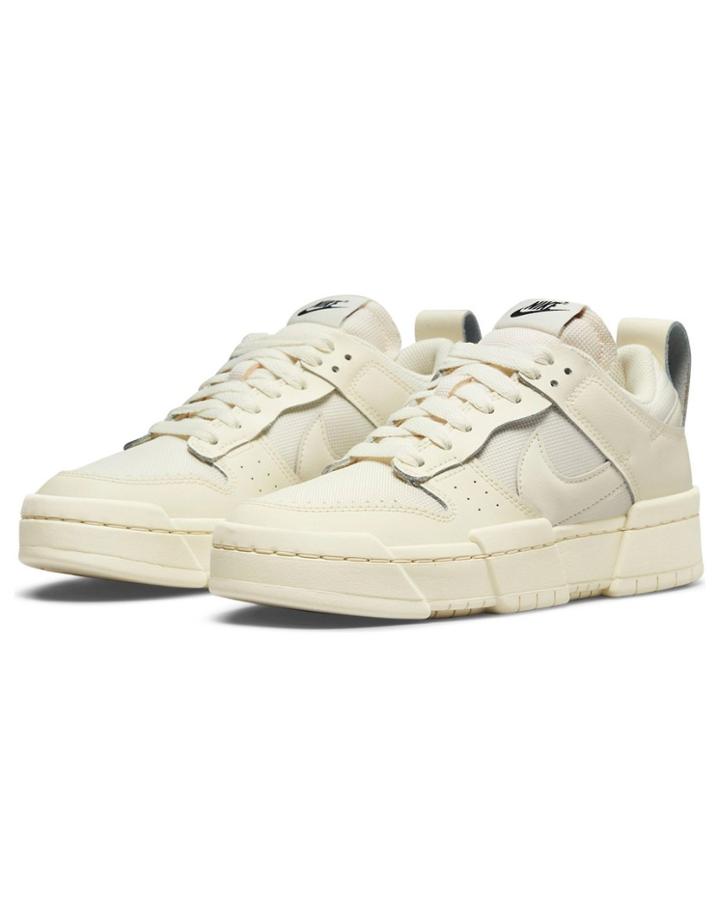 Nike Dunk Low Disrupt Sneakers In Coconut Milk-white