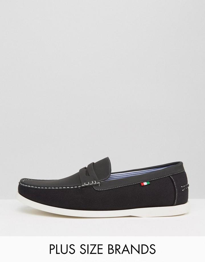 Duke Plus Loafers In Black - Black