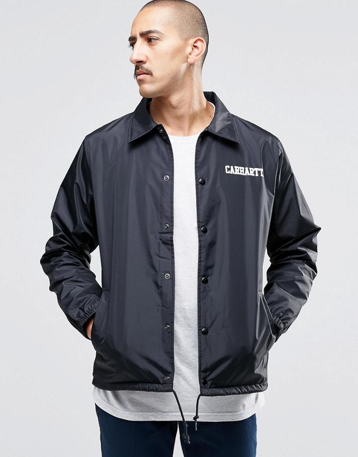 Carhartt Wip College Coach Jacket - Black