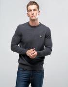 Lyle & Scott Merino Mix Sweater Charcoal - Gray