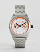 Nixon X Star Wars Bb-8 Time Teller Deluxe Bracelet Watch - Silver