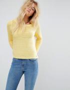 Only Knitted Sweater - Yellow