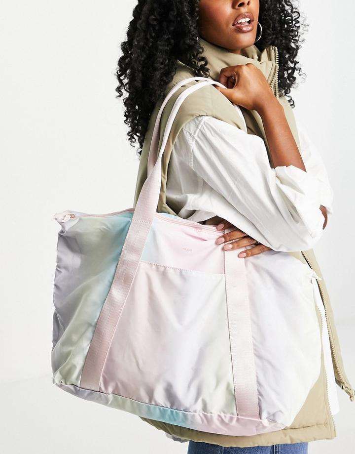 Aldo Miream Packable Weekender Bag In Pastel-multi