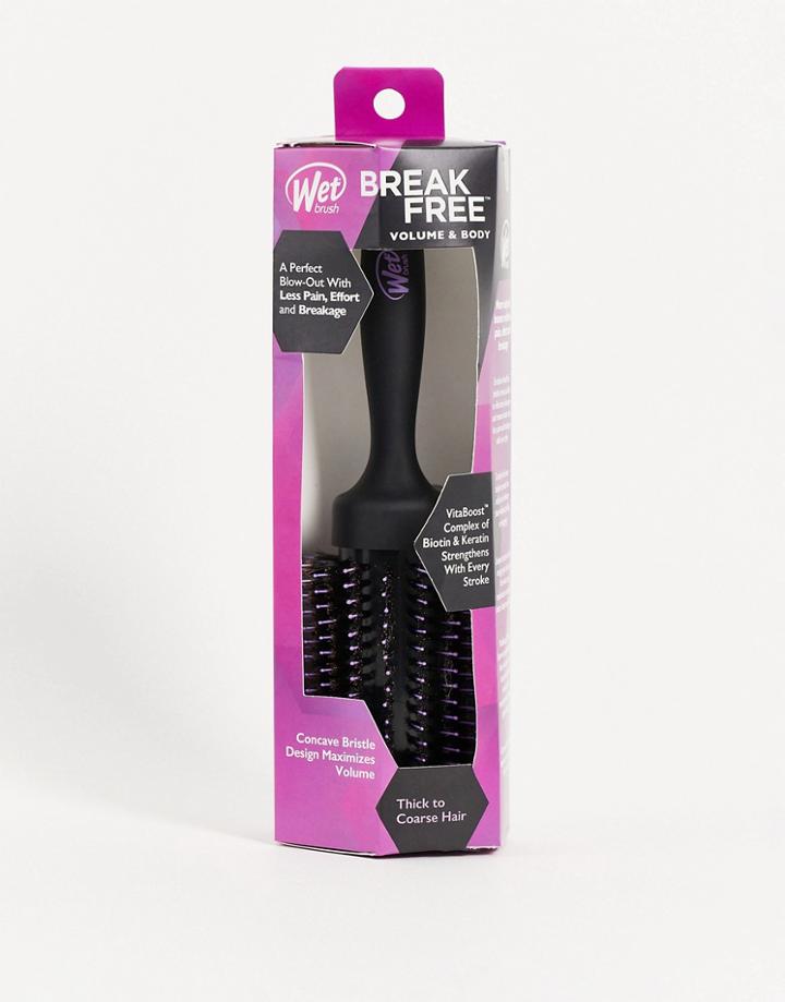 Wetbrush Volumizing Round Brush For Thick/course Hair-black