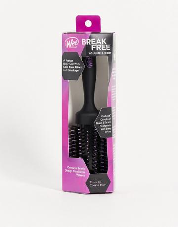 Wetbrush Volumizing Round Brush For Thick/course Hair-black