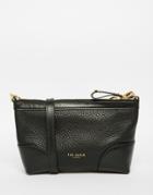 Ted Baker Leather Cross Body With Metail Bow Detail - Black