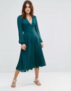 The Jetset Diaries Chameleon Midi Dress - Blue