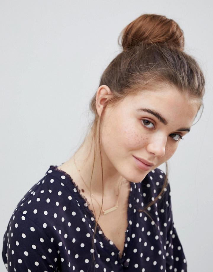 Asos Roll Up Hair Bun Tool - Brown
