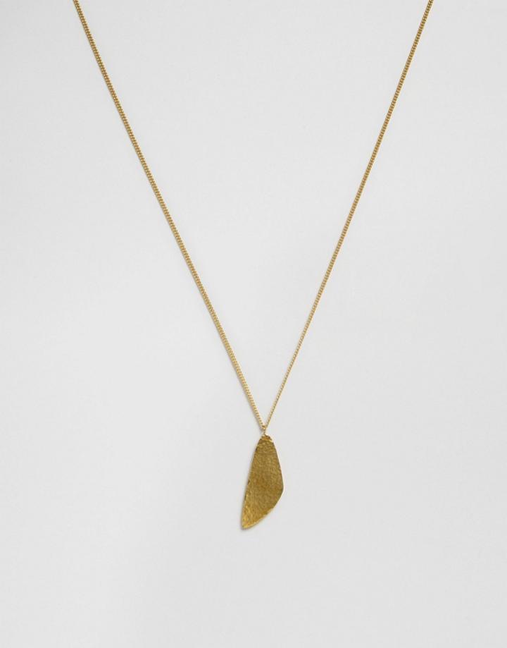 Made Lay Pendant Necklace - Gold
