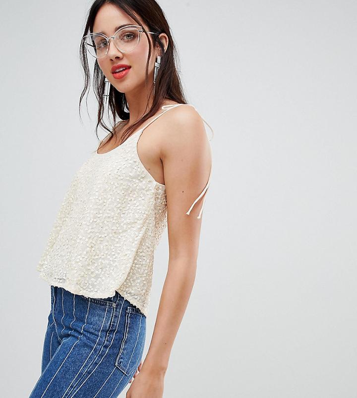 Stradivarius Sequin Cami