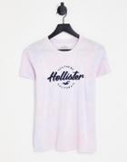 Hollister Tie Dye Logo Tee In Multi