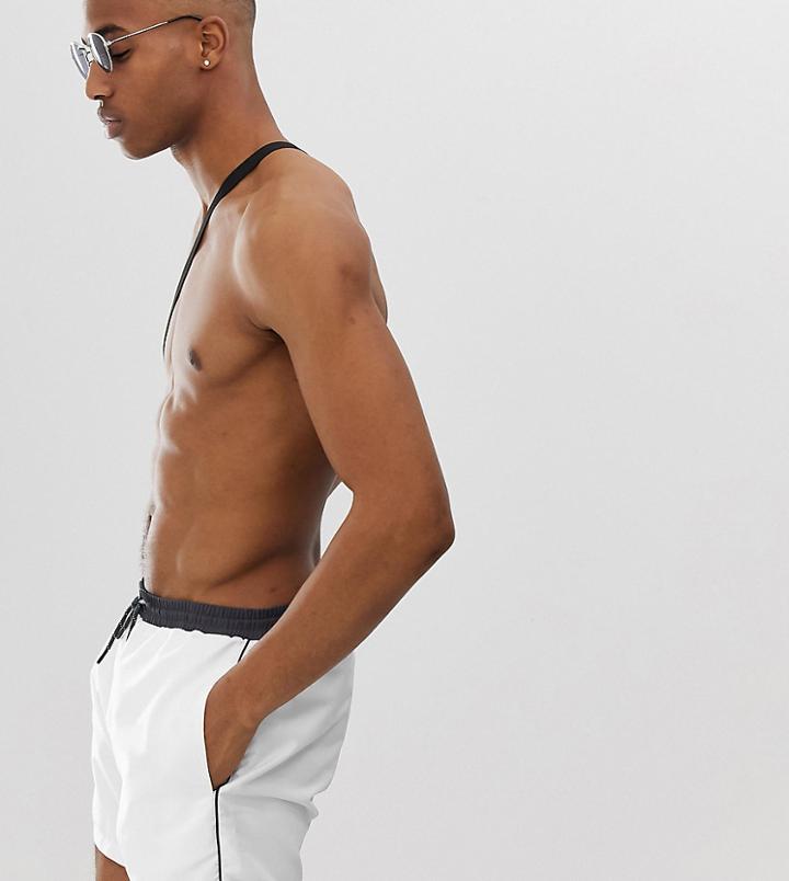 Boss Star Fish Swim Shorts Exclusive In White - White