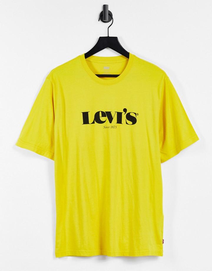Levi's Relaxed Fit Modern Vintage Logo T-shirt In Super Lemon Yellow