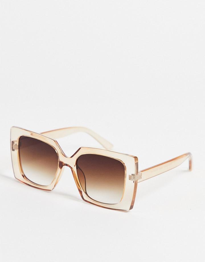Aj Morgan Good Life Oversized Square Lens Sunglasses-neutral
