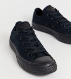 Converse Chuck Taylor Ox Black Monochrome Sneakers