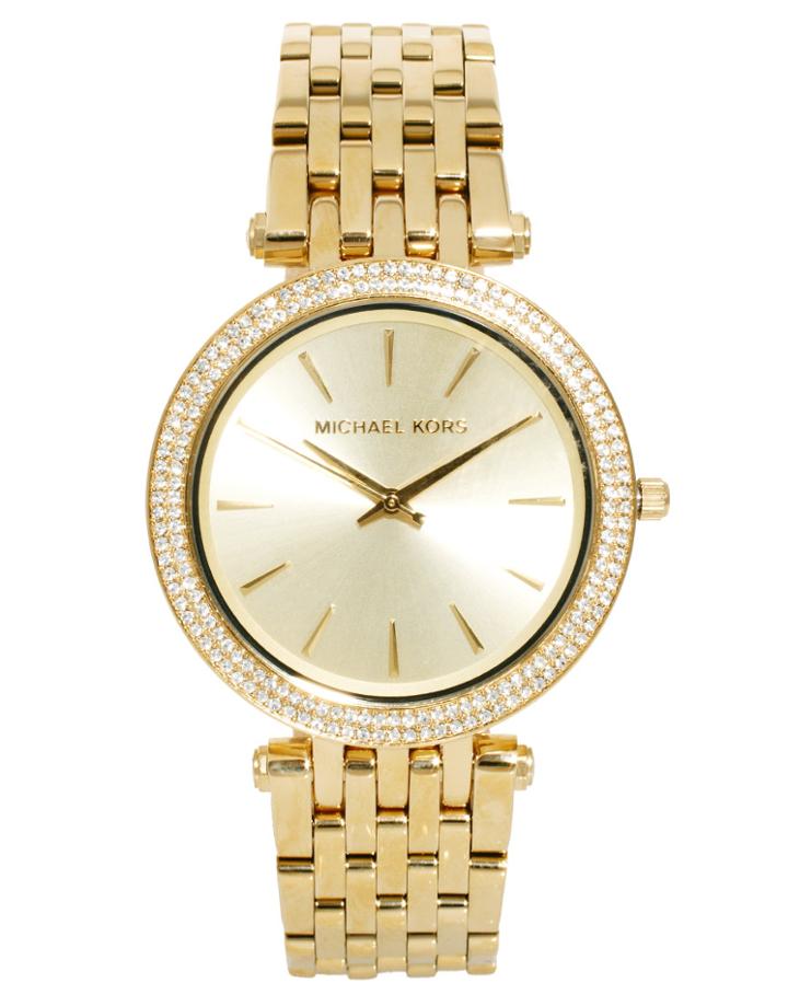 Michael Kors Gold Crystal Watch