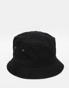 Asos Bucket Hat In Black - Black