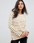 Selected Natali Boatneck Sweater - Brown